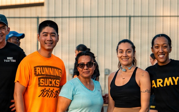 Participants Pose After Cyber Shield 2026 Physical Training Run