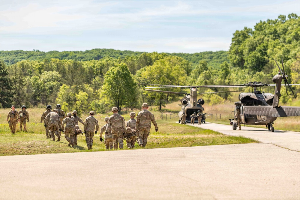MEDEVAC Training at Fort McCoy