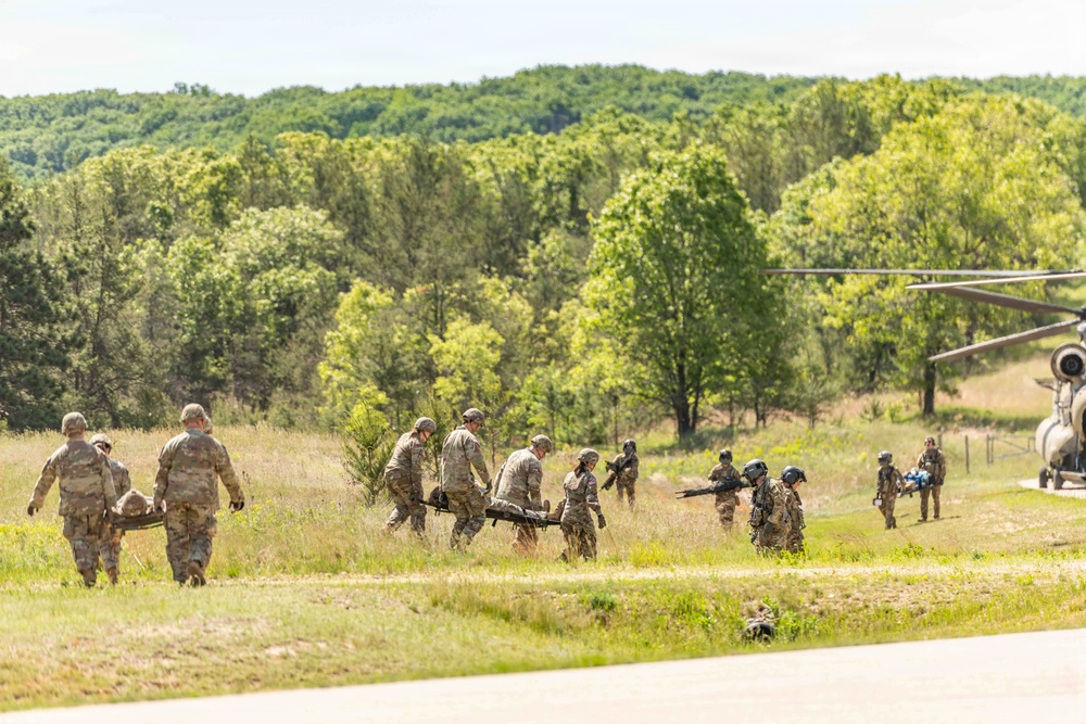 MEDEVAC Training at Fort McCoy