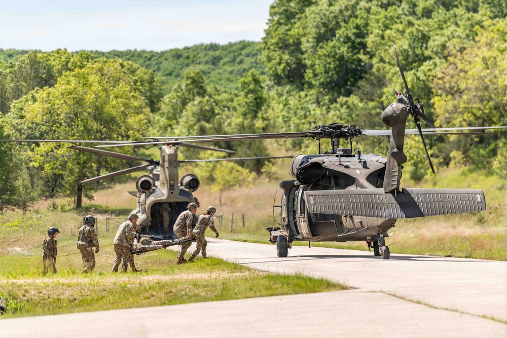 MEDEVAC Training at Fort McCoy
