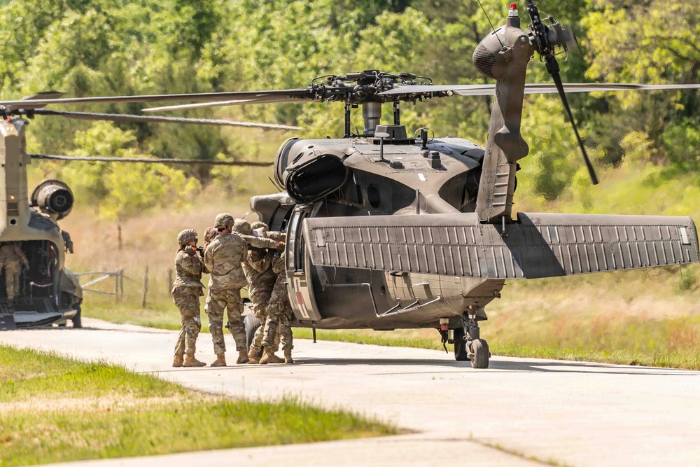 MEDEVAC Training at Fort McCoy