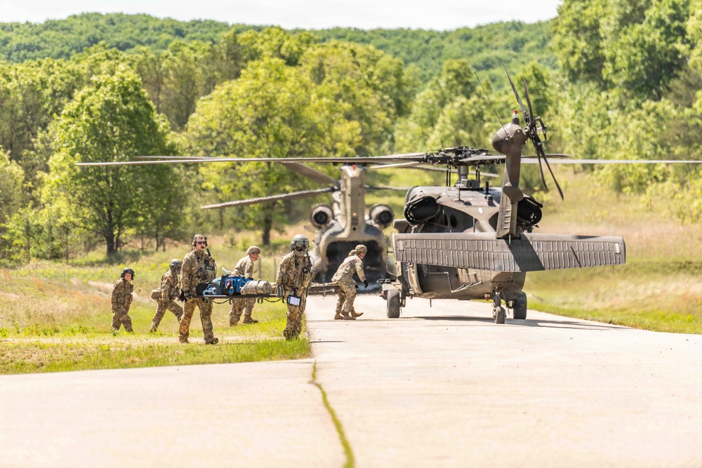 MEDEVAC Training at Fort McCoy