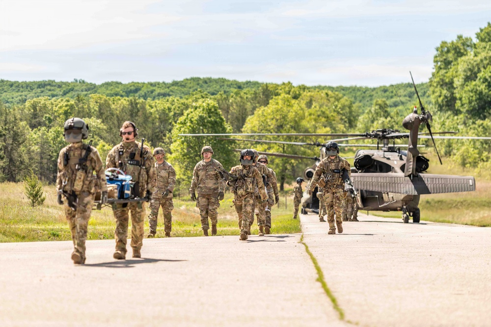MEDEVAC Training at Fort McCoy