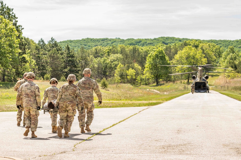 MEDEVAC Training at Fort McCoy