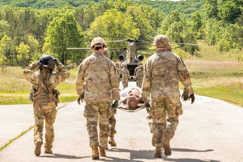MEDEVAC Training at Fort McCoy