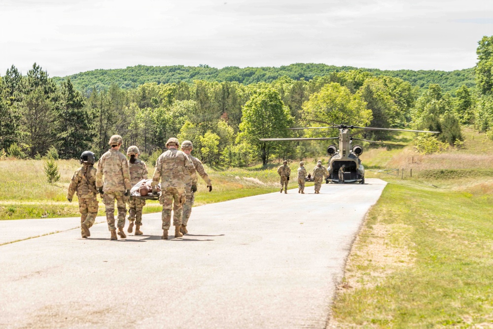 MEDEVAC Training at Fort McCoy