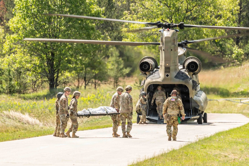 MEDEVAC Training at Fort McCoy