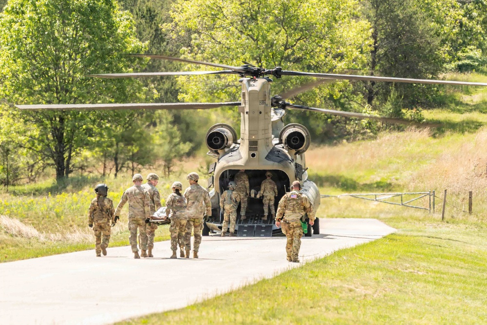 MEDEVAC Training at Fort McCoy
