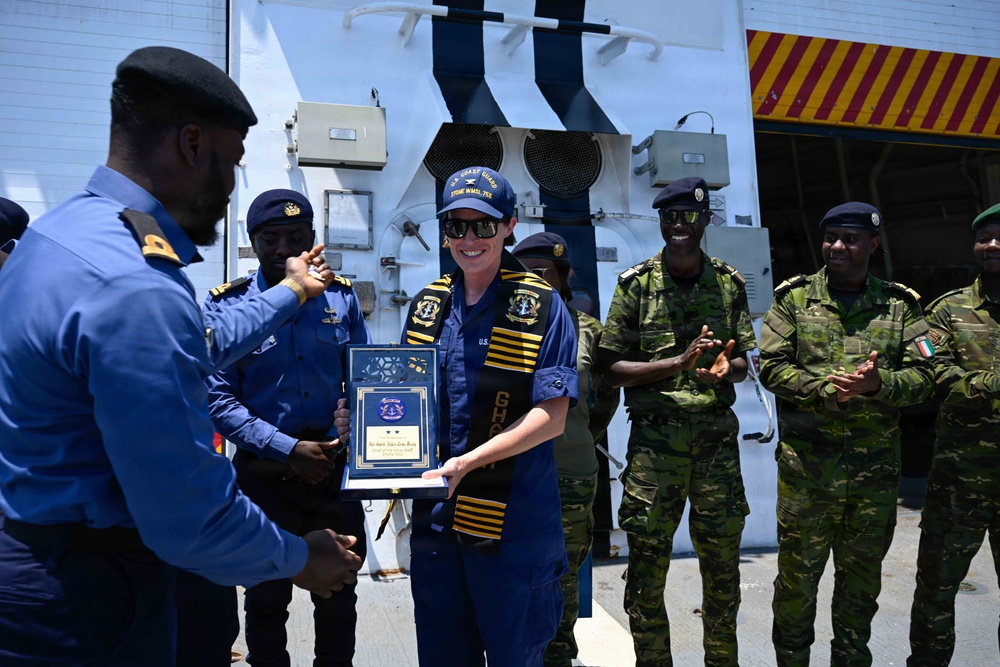 FLEETEX 250: USCGC Stone (WMSL 758) hosts African partner navies for joint operations off Virginia coast