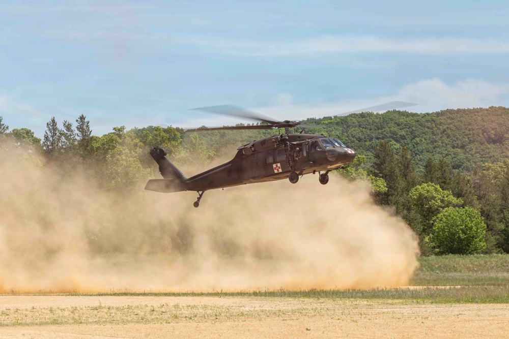 MEDEVAC Training at Fort McCoy
