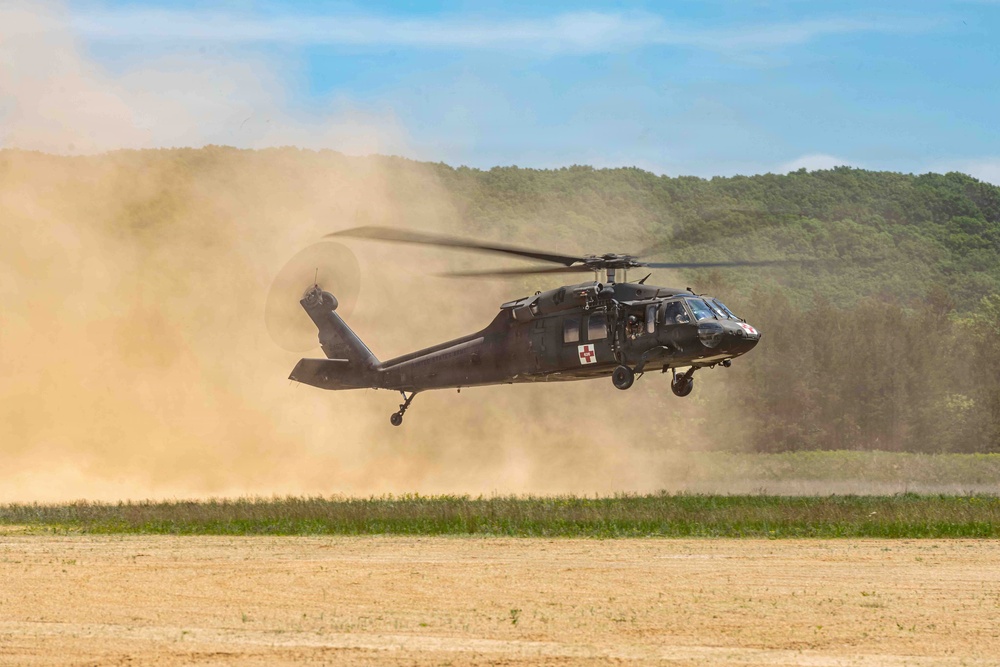 MEDEVAC Training at Fort McCoy
