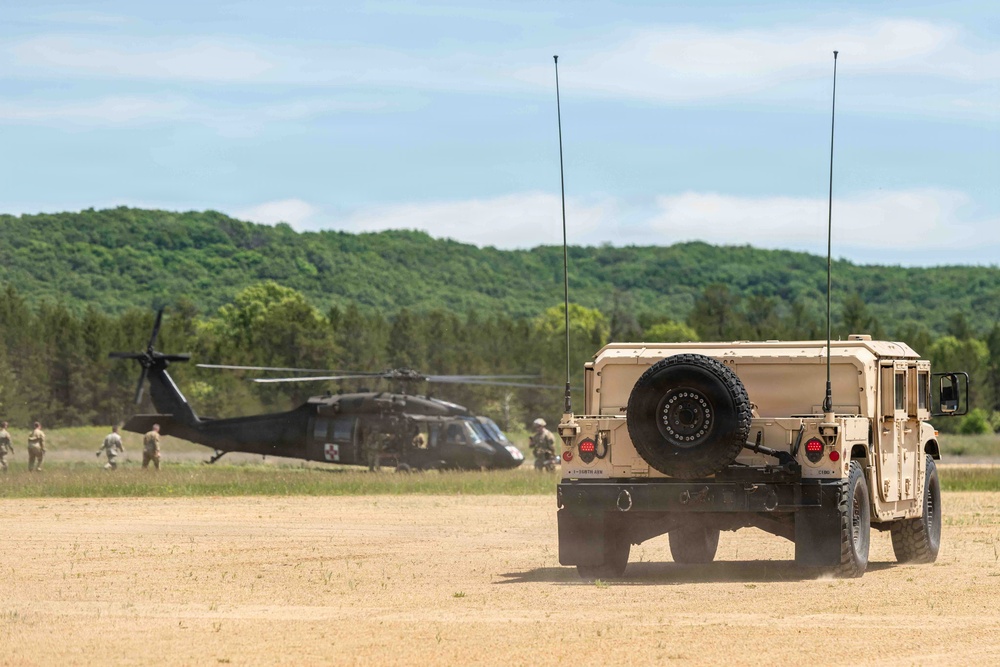 MEDEVAC Training at Fort McCoy