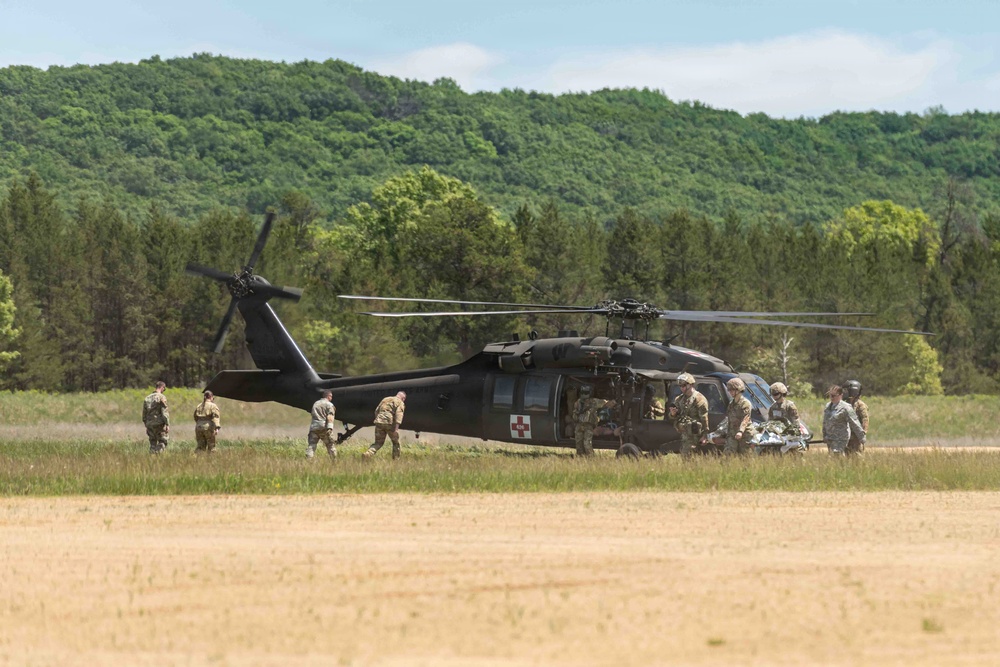 MEDEVAC Training at Fort McCoy