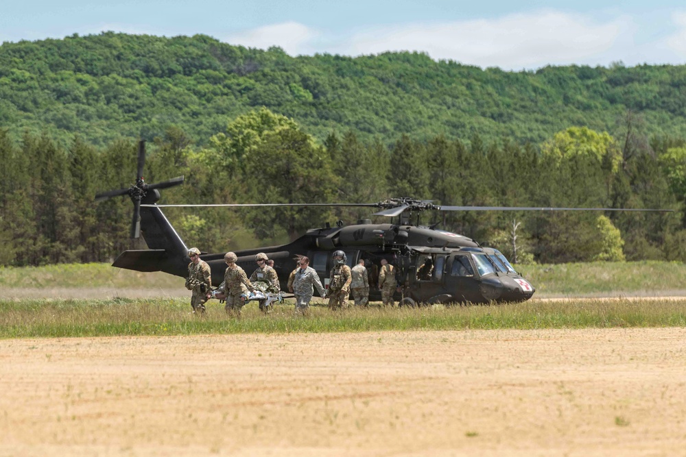 MEDEVAC Training at Fort McCoy