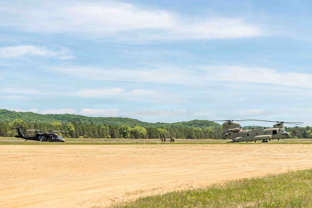 MEDEVAC Training at Fort McCoy