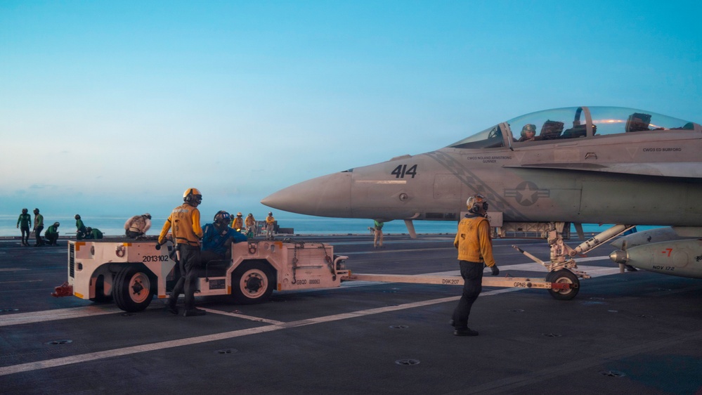 George Washington Conducts Flight Operations
