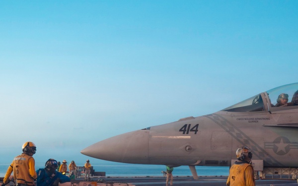 George Washington Conducts Flight Operations
