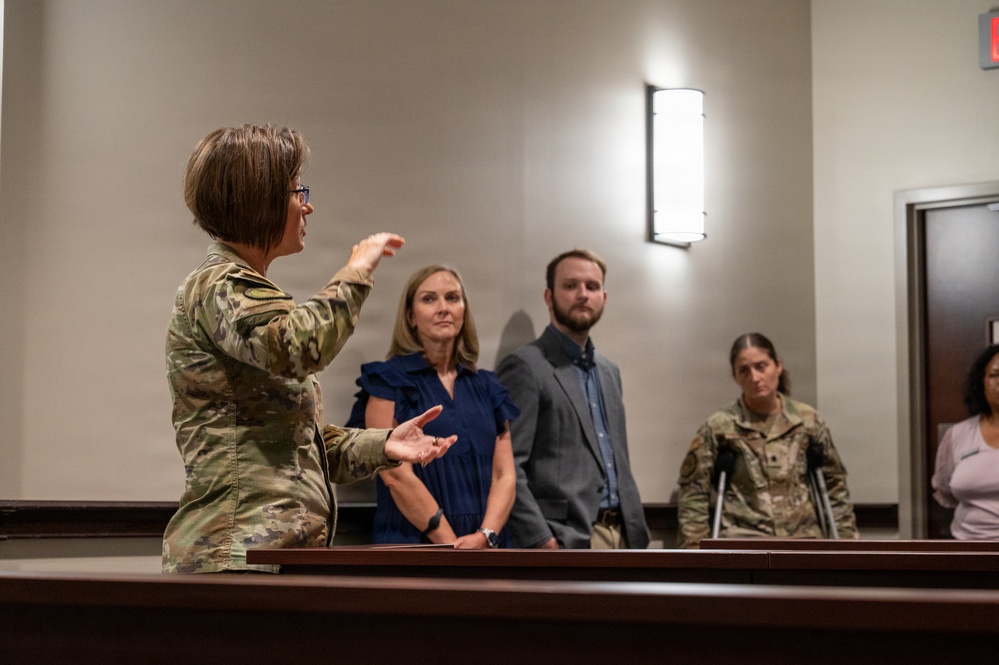 Maxwell hosts Alabama Supreme Court delegation
