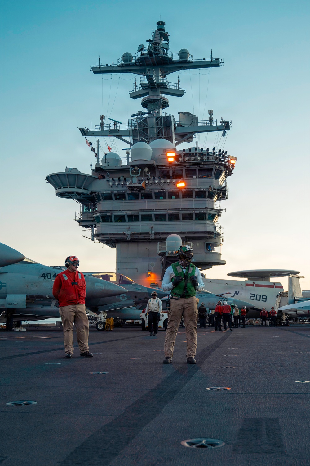 George Washington Conducts Flight Operations
