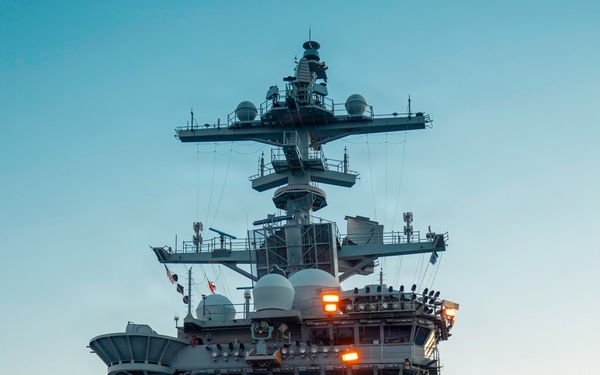 George Washington Conducts Flight Operations