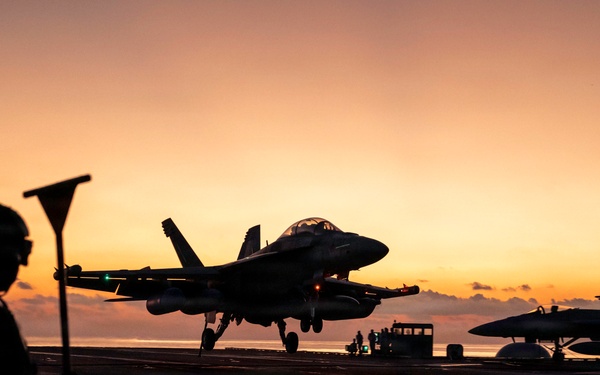 George Washington Conducts Flight Operations