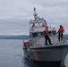 U.S. Coast Guard 47 foot motor life boat outside of Fort Bragg California