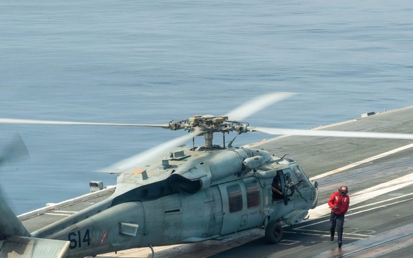 George Washington Conducts Flight Operations