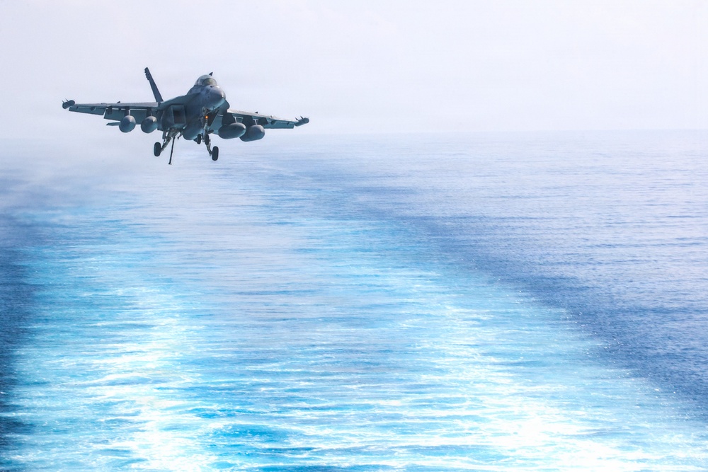 George Washington Conducts Flight Operations