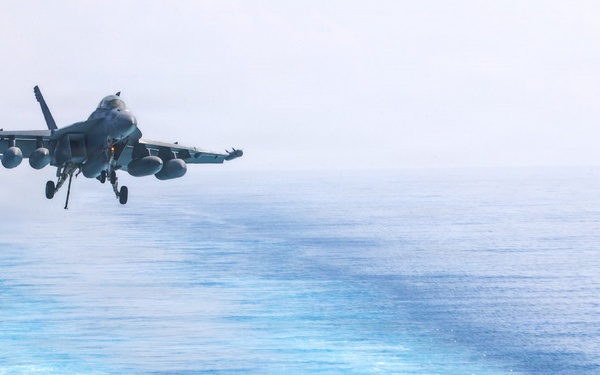 George Washington Conducts Flight Operations