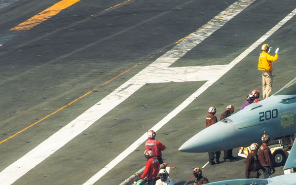 George Washington Conducts Flight Operations