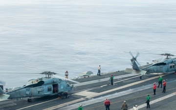 George Washington Conducts Flight Operations