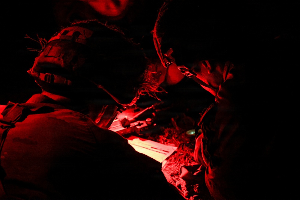 USARPAC Best Squad 2026 Night Land Navigation