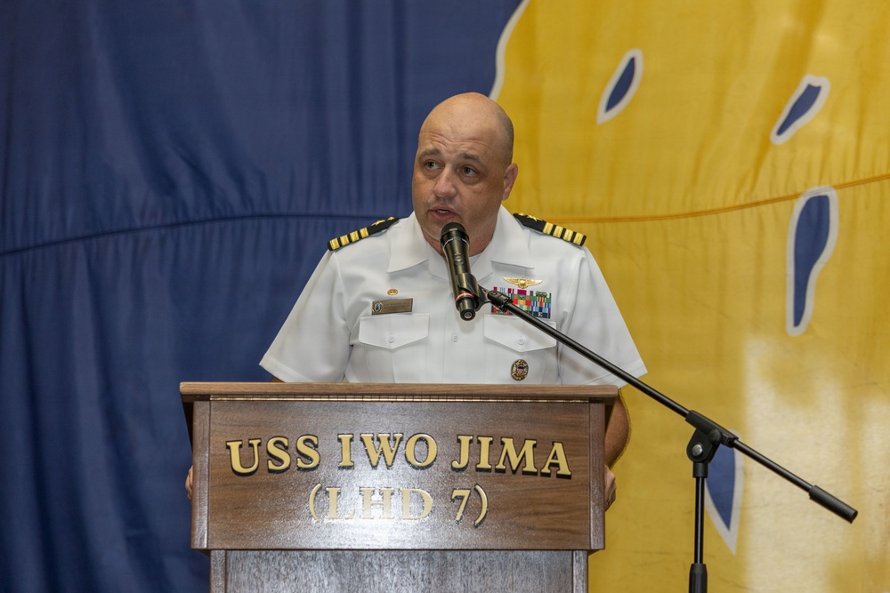 USS Iwo Jima Change of Command 2026