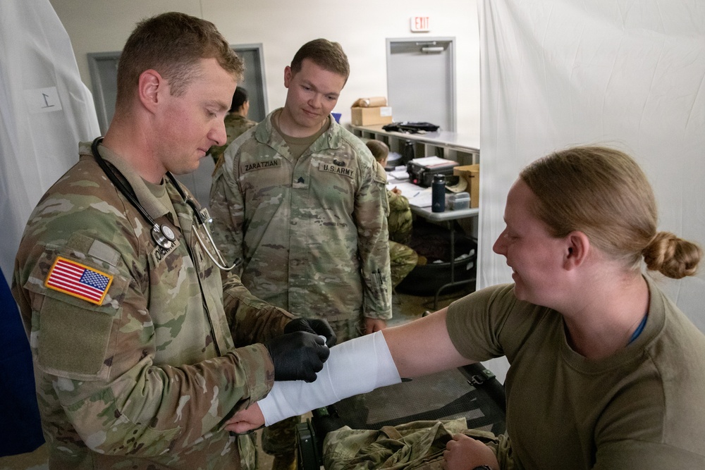 Wisconsin Army National Guard Sick Call Exercise During Annual Training 2026