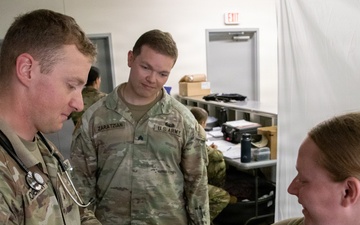 Wisconsin Army National Guard Sick Call Exercise During Annual Training 2026