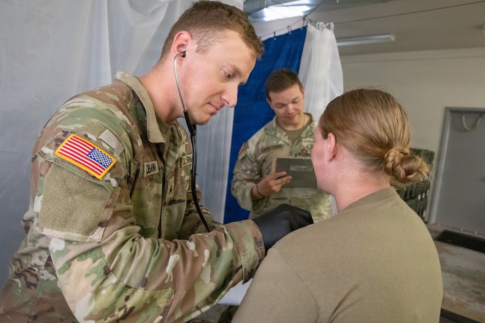 Wisconsin Army National Guard Sick Call Exercise During Annual Training 2026
