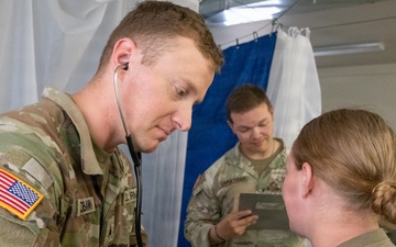 Wisconsin Army National Guard Sick Call Exercise During Annual Training 2026
