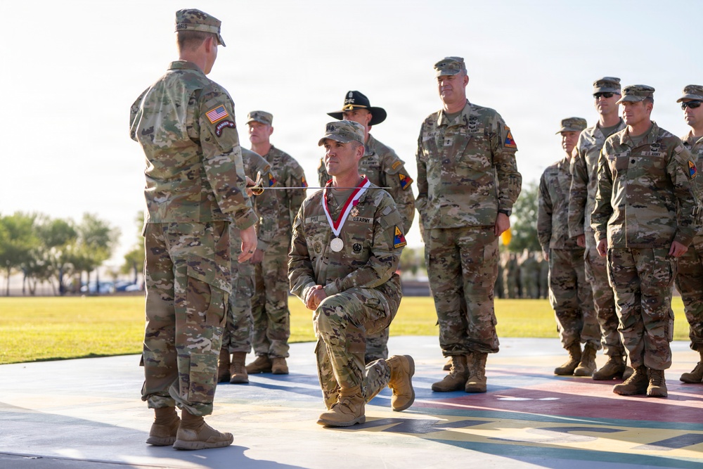 Bulldog Brigade change of responsibility ceremony