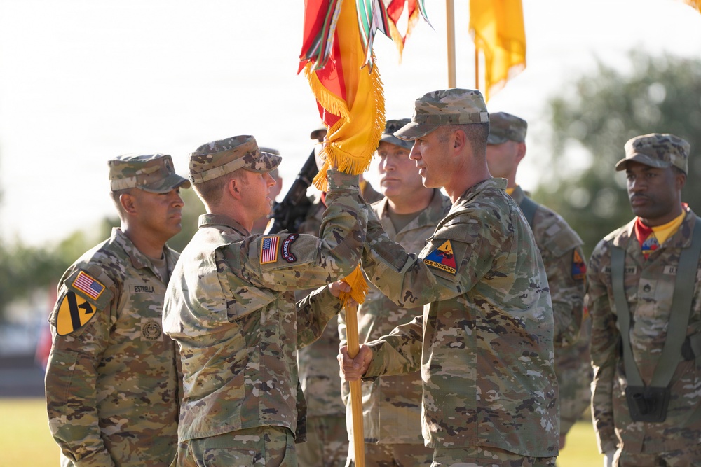 Bulldog Brigade change of responsibility ceremony