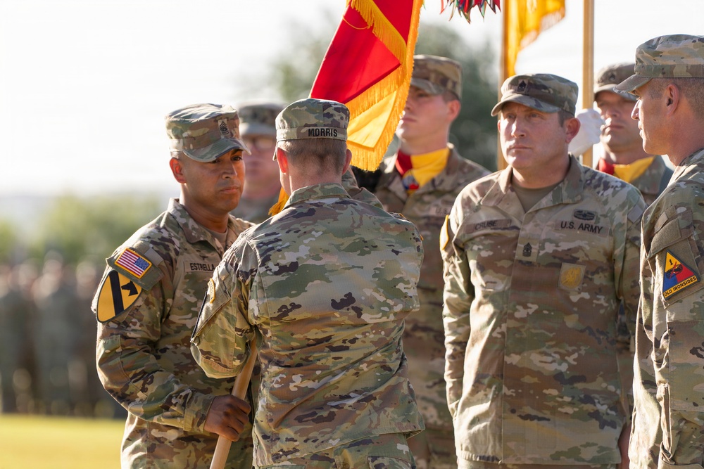 Bulldog Brigade change of responsibility ceremony