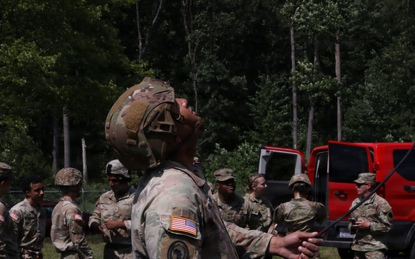28th Infantry Division take on the rappel tower