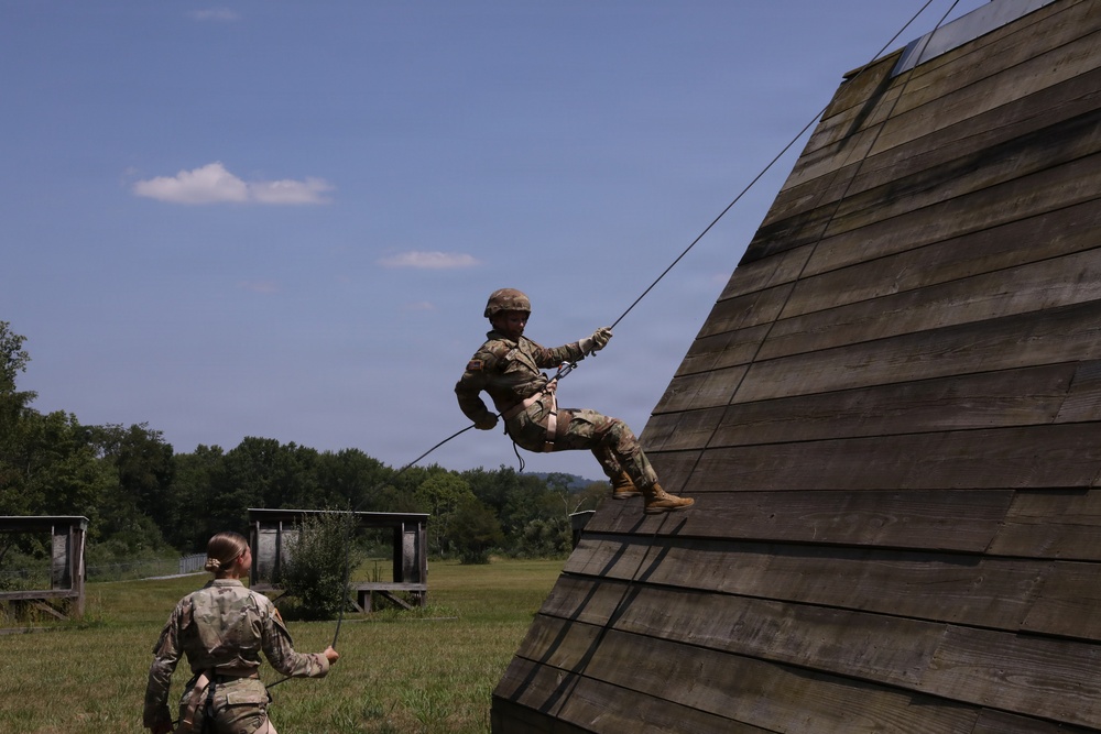 28th Infantry Division takes on the rappel tower