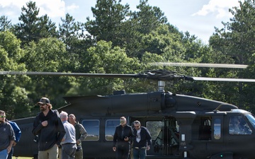 Soldier nominated civilian employers gather for a Boss Lift