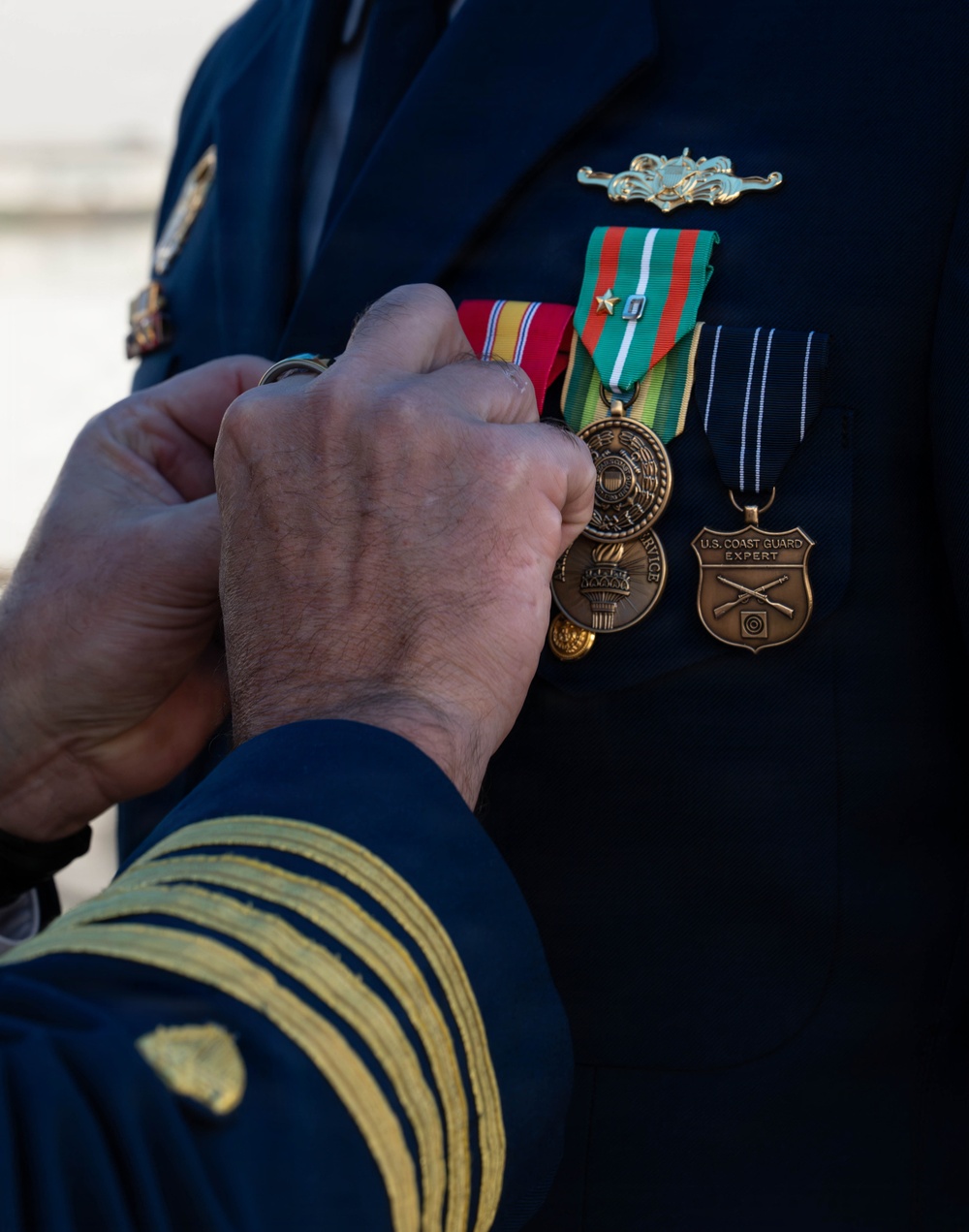 Coast Guard Cutter Frederick Mann holds change of command ceremony