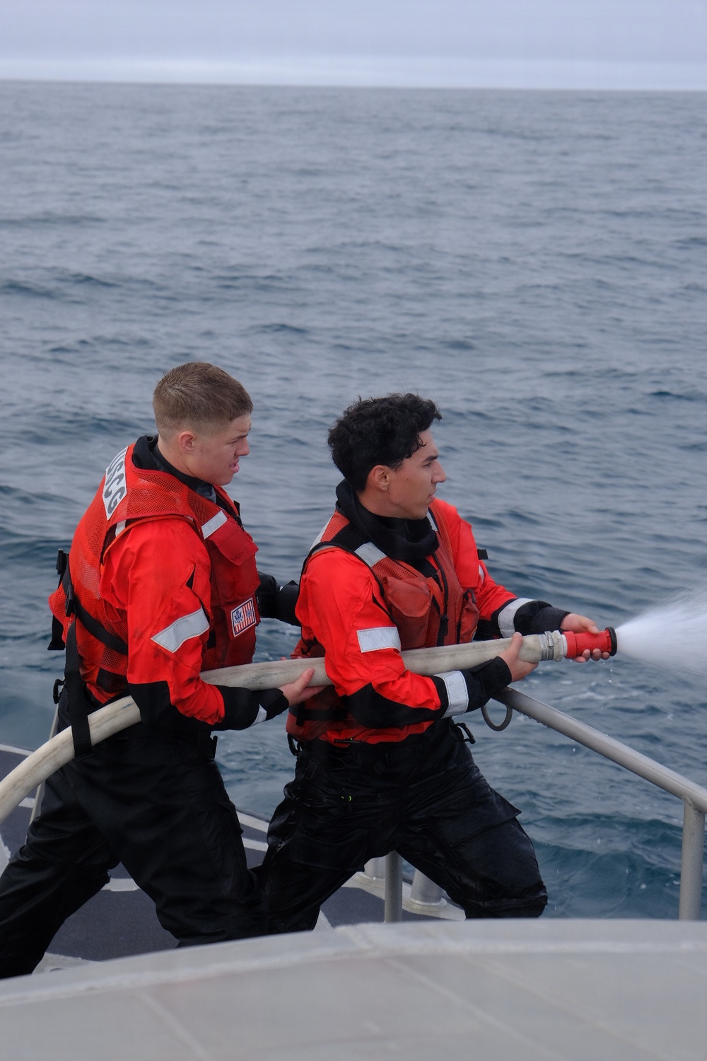 Coast Guard Station Noyo River Crew Conducts Damage Control Training at Sea