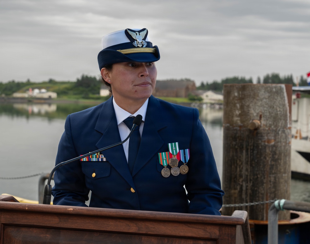 Coast Guard Cutter Frederick Mann holds change of command ceremony