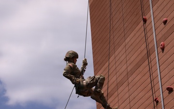 28th Infantry Division takes on the rappel tower