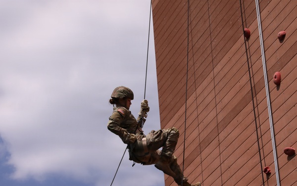 28th Infantry Division takes on the rappel tower