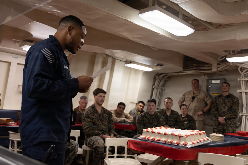 LCF-24: 128th Hospital Corps Birthday Celebration aboard the USS Fort Lauderdale