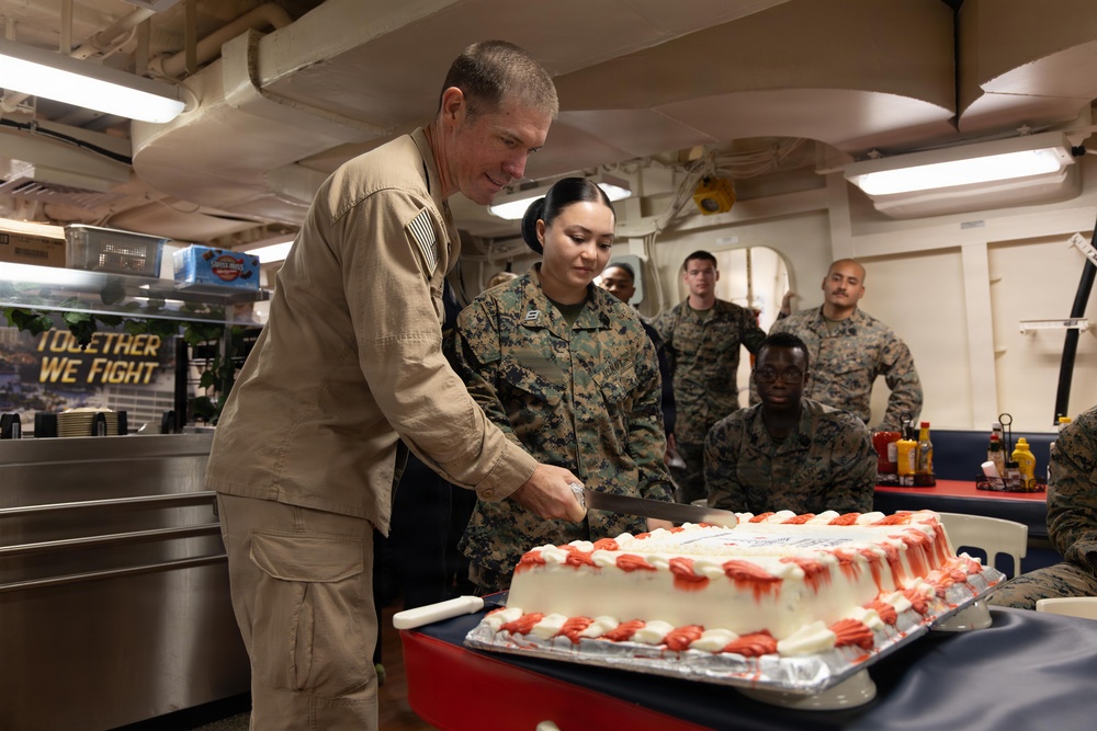 LCF-24: 128th Hospital Corps Birthday Celebration aboard the USS Fort Lauderdale